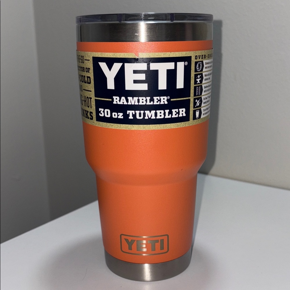YETI 30 Oz Rambler Tumbler in Bold Orange